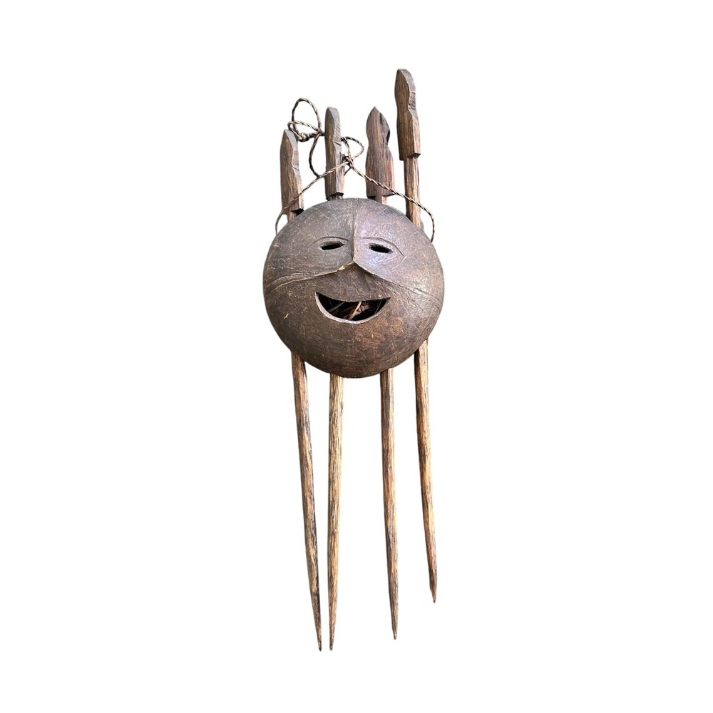 Coconut Mask‎ Philippines. Labuyo Snare 4 Snare Picks Braided Strings Vintage